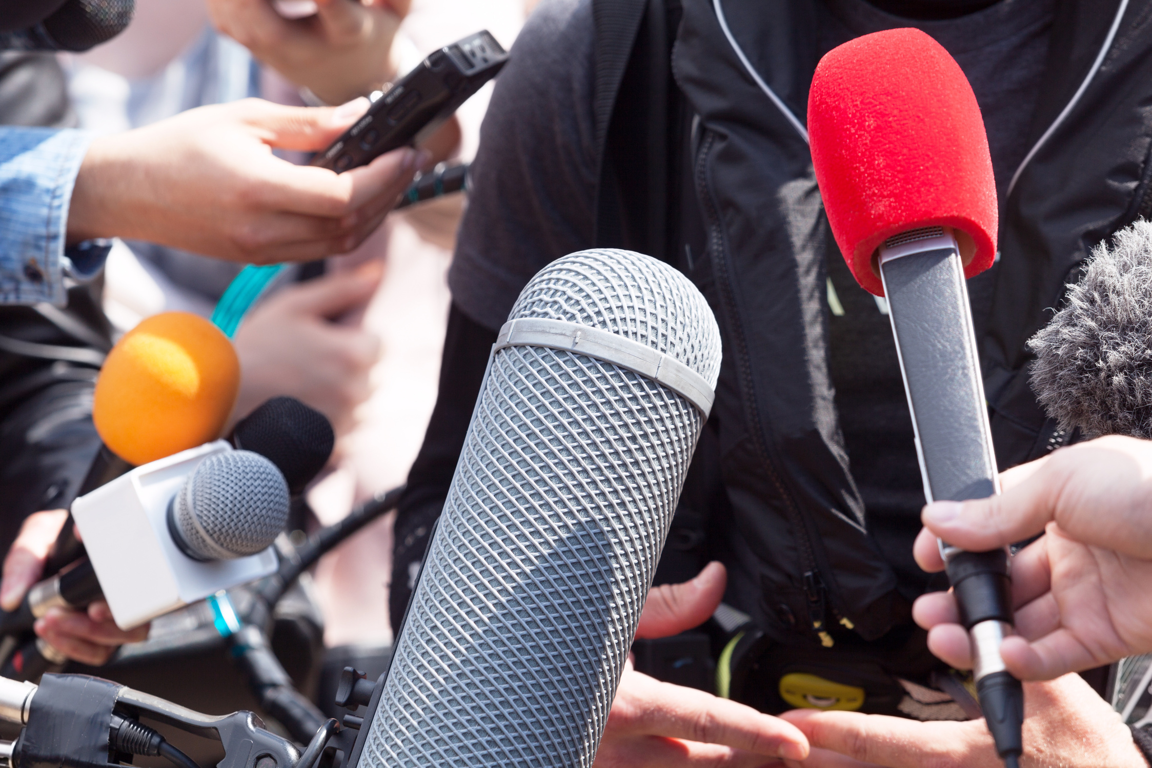 Public relations - PR. Media interview. News conference.